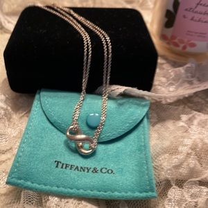 Sterling 925 Infinity Tiffany& Co.Necklace